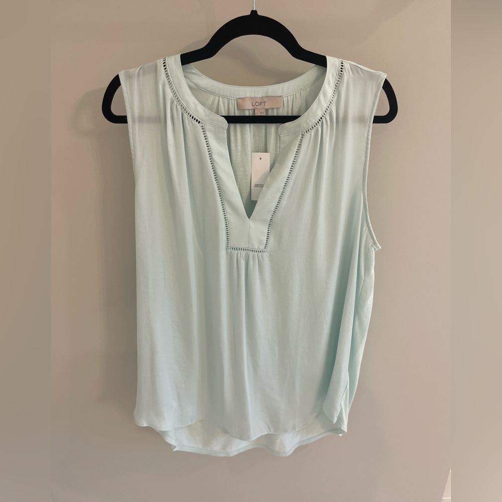 Ann Taylor Loft Sleeveless Shirt - size XL NWT